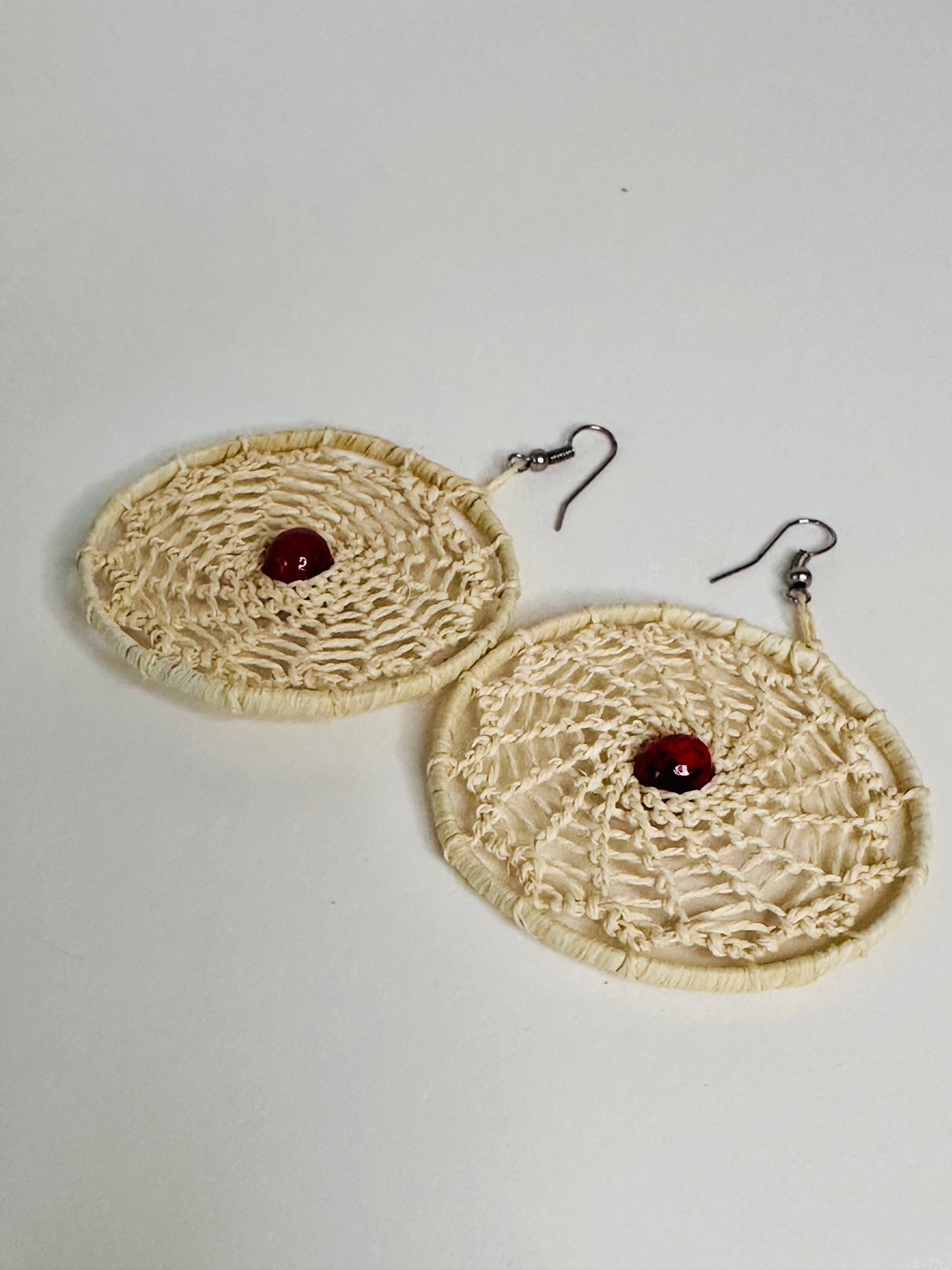 Tucum Earrings – Eco-Friendly Açaí Seeds & Tucum Fiber | Lightweight & Stylish Jewelry