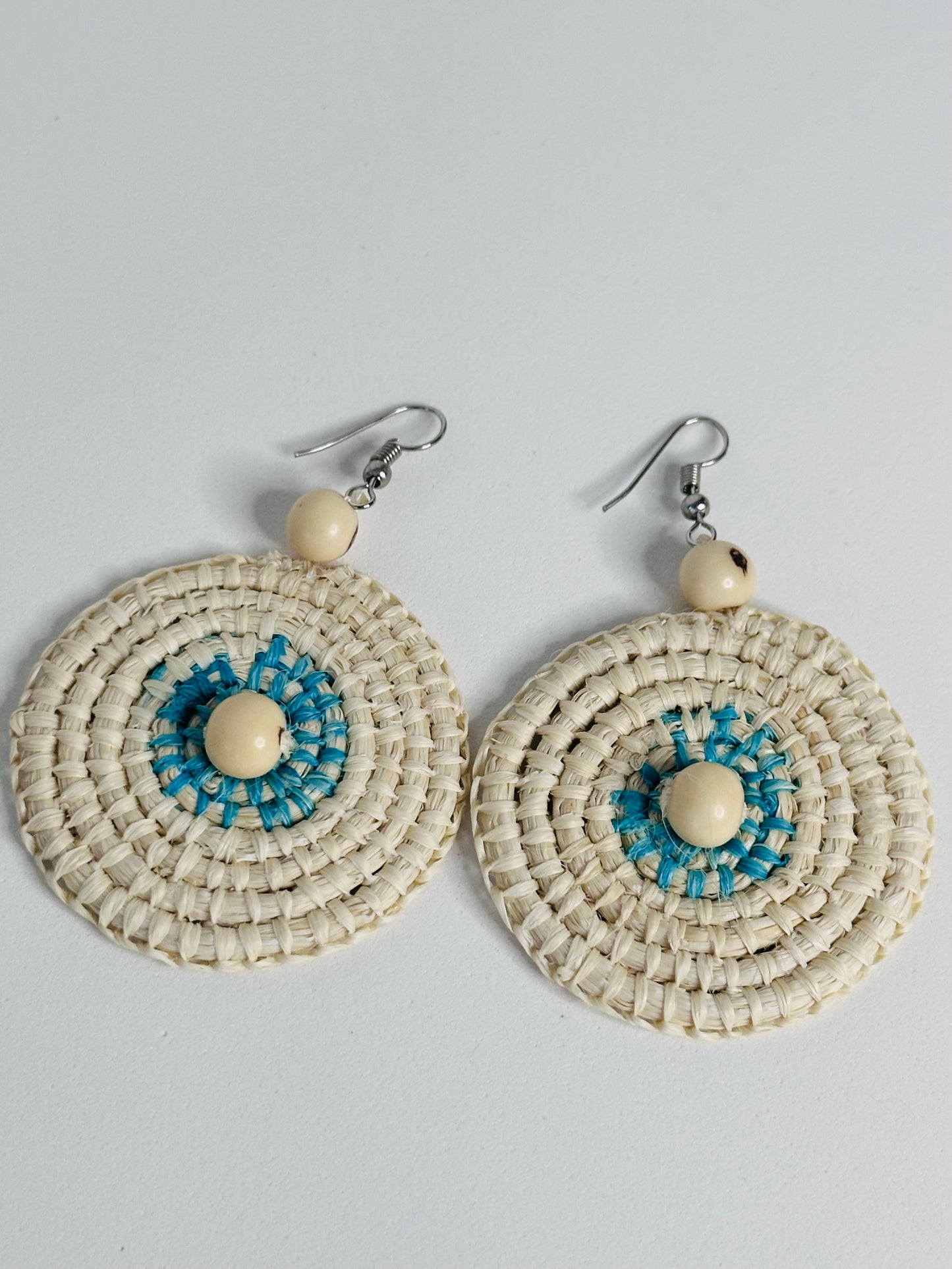 Tucum Earrings – Eco-Friendly Açaí Seeds & Tucum Fiber | Lightweight & Stylish Jewelry