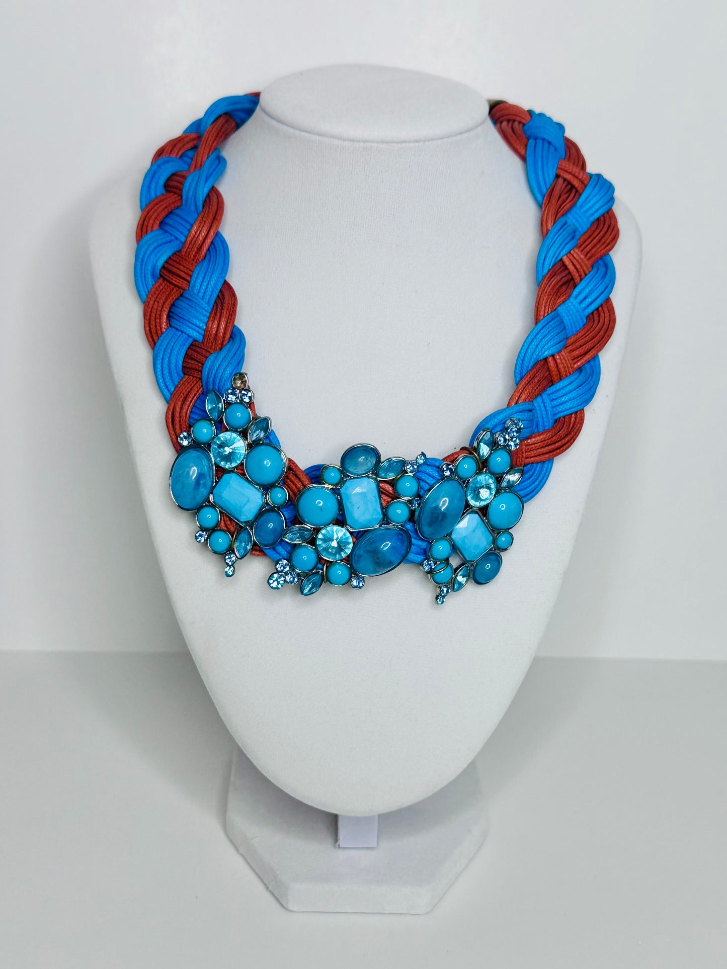 Handcrafted Cotton Necklace by Women Artisans of Minas Gerais