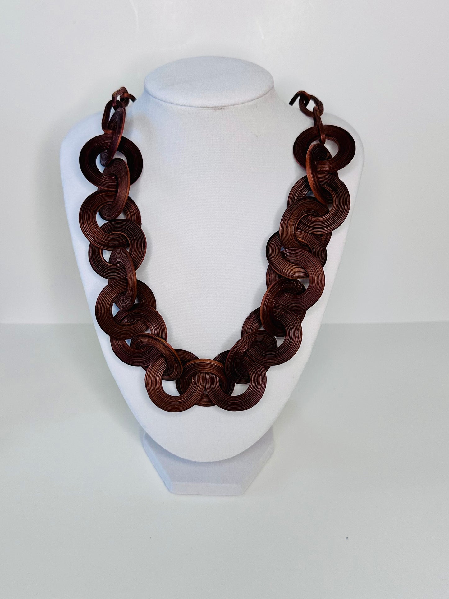 Piassava Chain Necklace