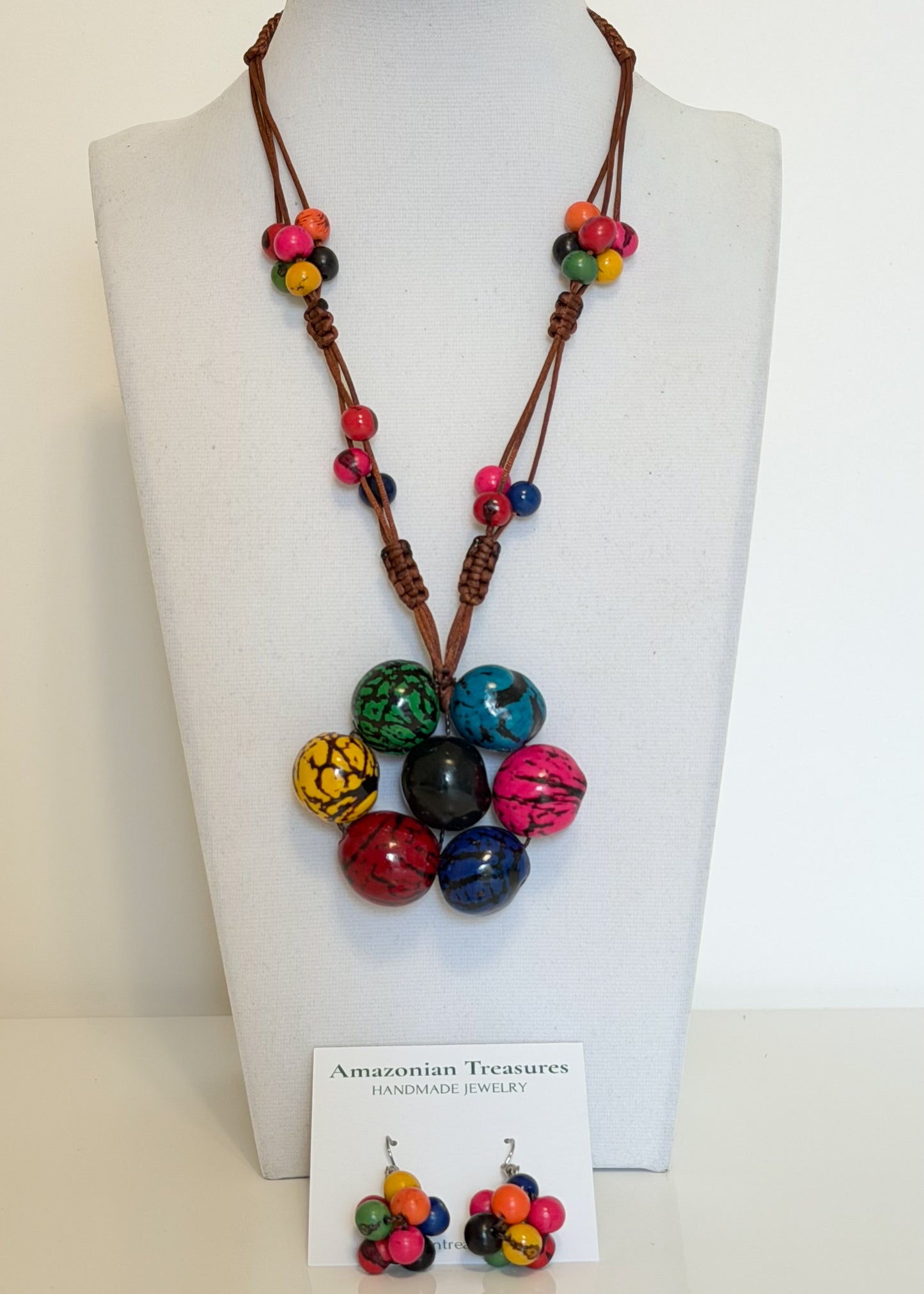 Amazon Roots Set – Açaí & Paxiúba Jewelry