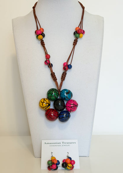 Amazon Roots Set – Açaí & Paxiúba Jewelry