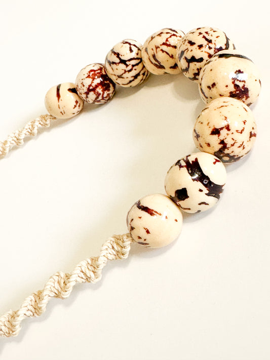 Tucum Fiber & Paxiúba Necklace – Handmade Amazon Jewelry