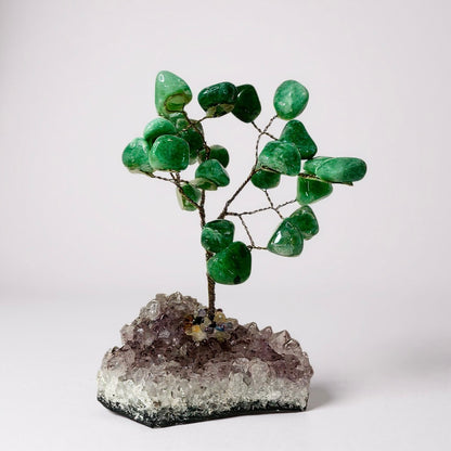 Amethyst Base Gemstone Bonsai Tree
