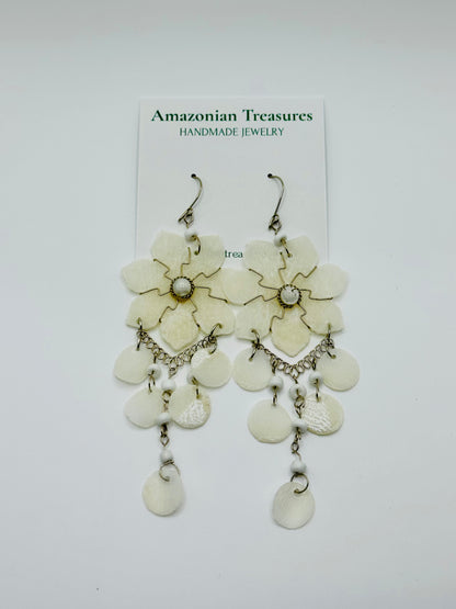 Pendientes de Pirarucu: Elegancia exótica con joyería artesanal sostenible