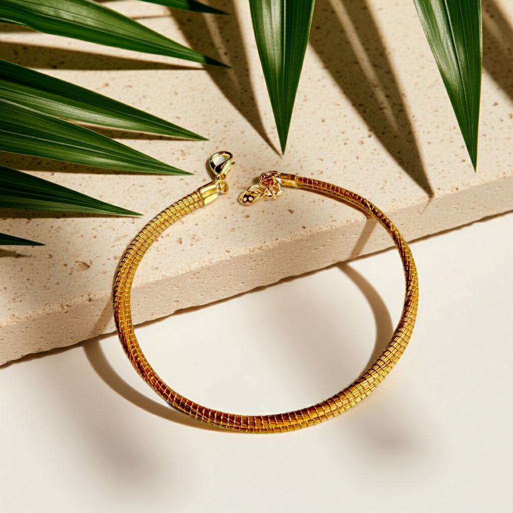 Classic Golden Grass Bracelet – Handwoven Capim Dourado