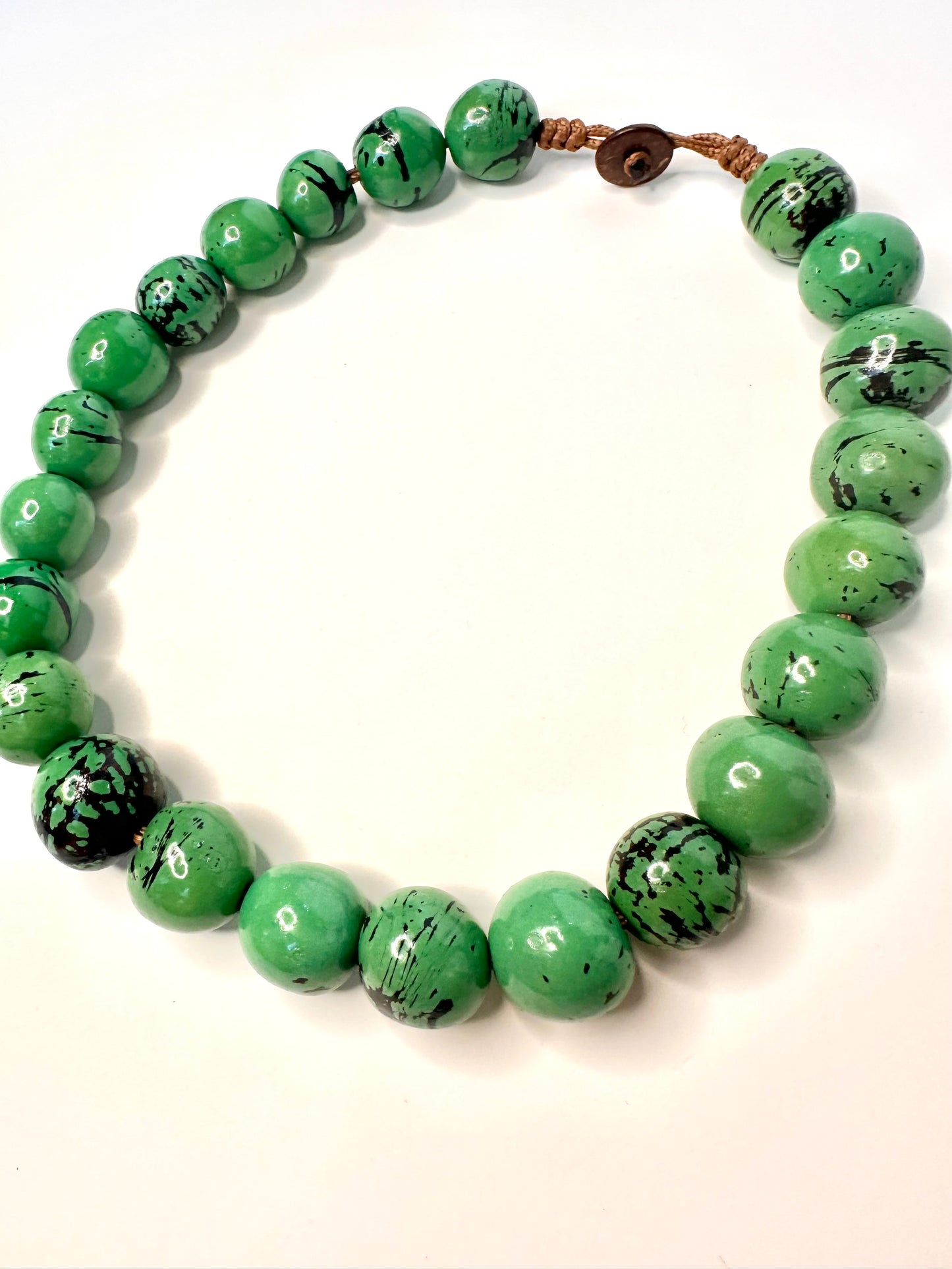 Paxiúba Essence Necklace| Handmade Eco-Friendly JewelryGreen2